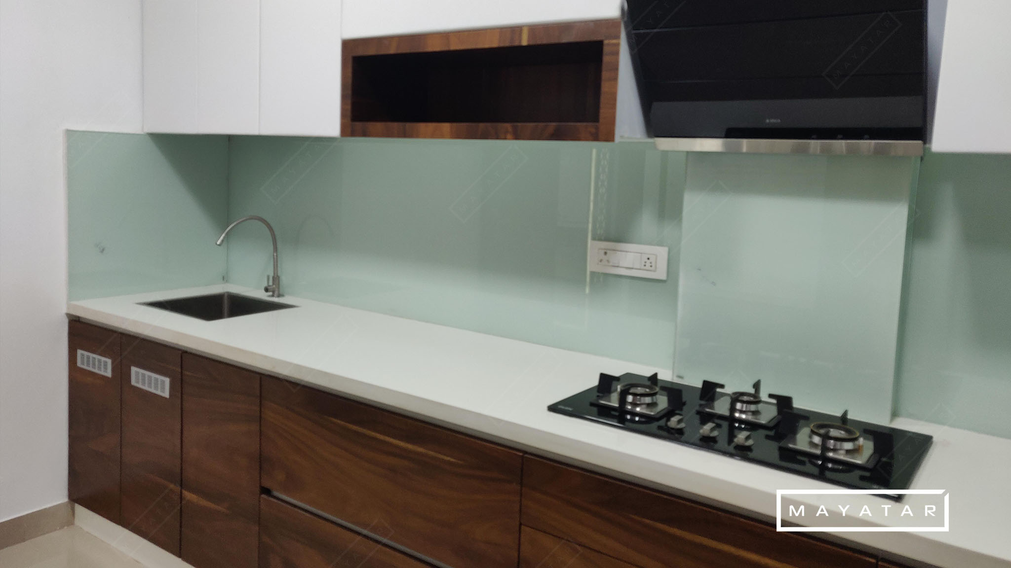 Best luxury interior designer in Bangalore | Mayatar Mayatar Aristocracy apartment Kitchen 02 -