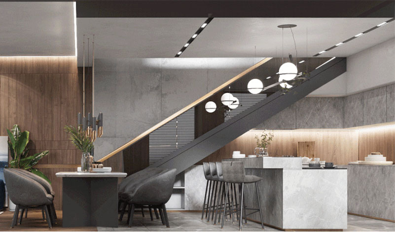 Luxury interior design Bangalore 3BHK Duplex @ Luxuria Mayatar Luxuria 8 -