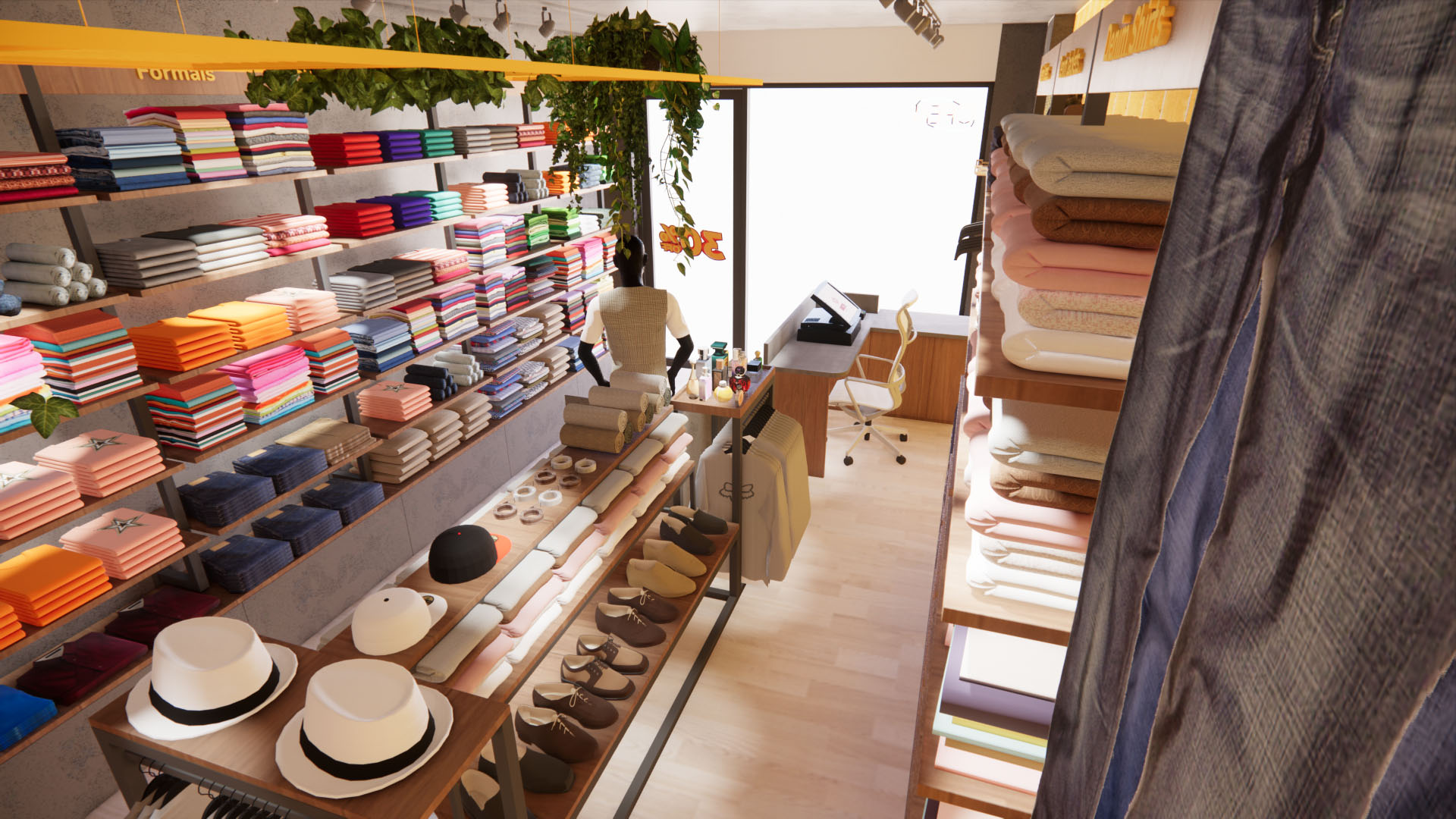 Rugged finished clothing store design at Marathahalli Bangalore Mayatar Urban Trends5 -